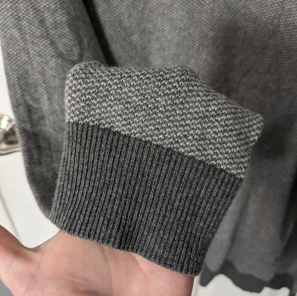 Eddie Bauer Cotton Cashmere Men's V-Neck Cozy Knit Academia Sweater Size‎ TL - Picture 4 of 5